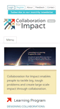 Mobile Screenshot of collaborationforimpact.com